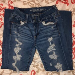 American Eagle Super Super Stretch Artist Crop